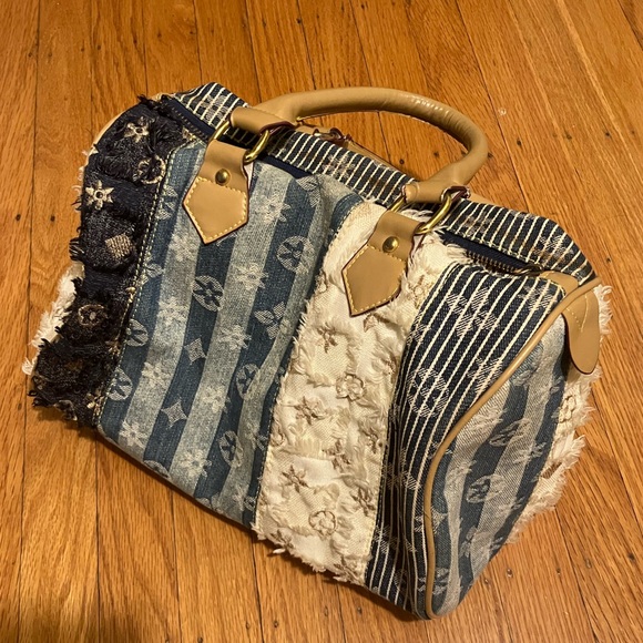 Handbags - Denim Patches Hand Bag